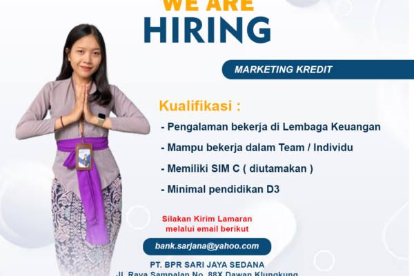 Lowongan Pekerjaan Marketing Kredit